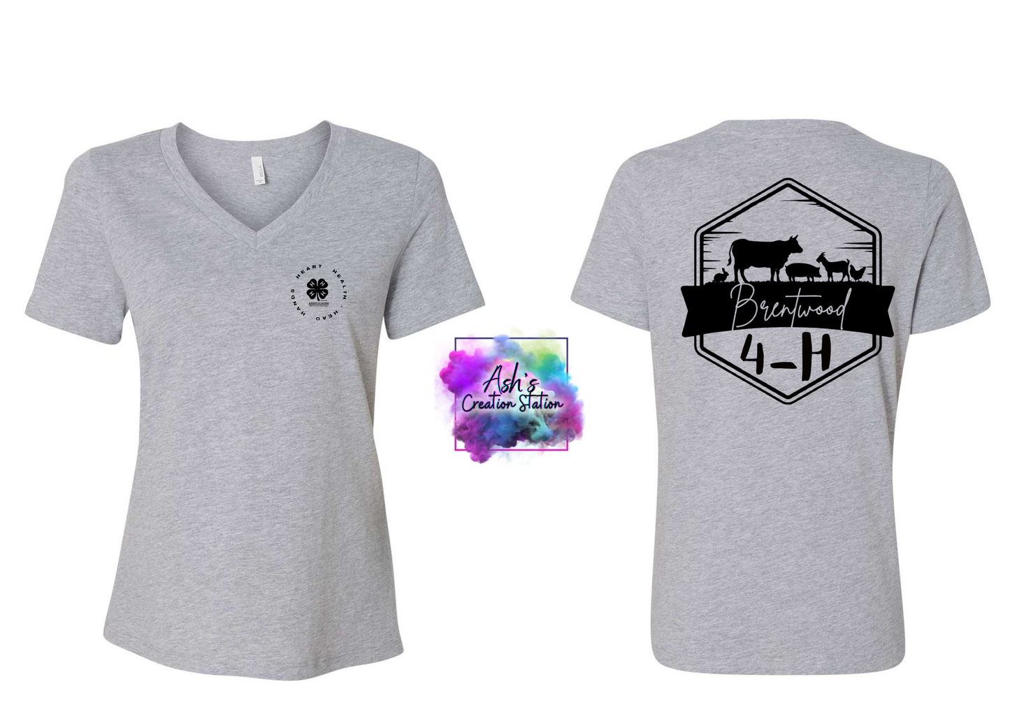 Brentwood 4-H VNECK Tshirt
