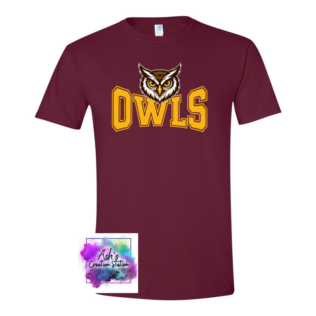 MCB - Maroon OWLS Tshirt