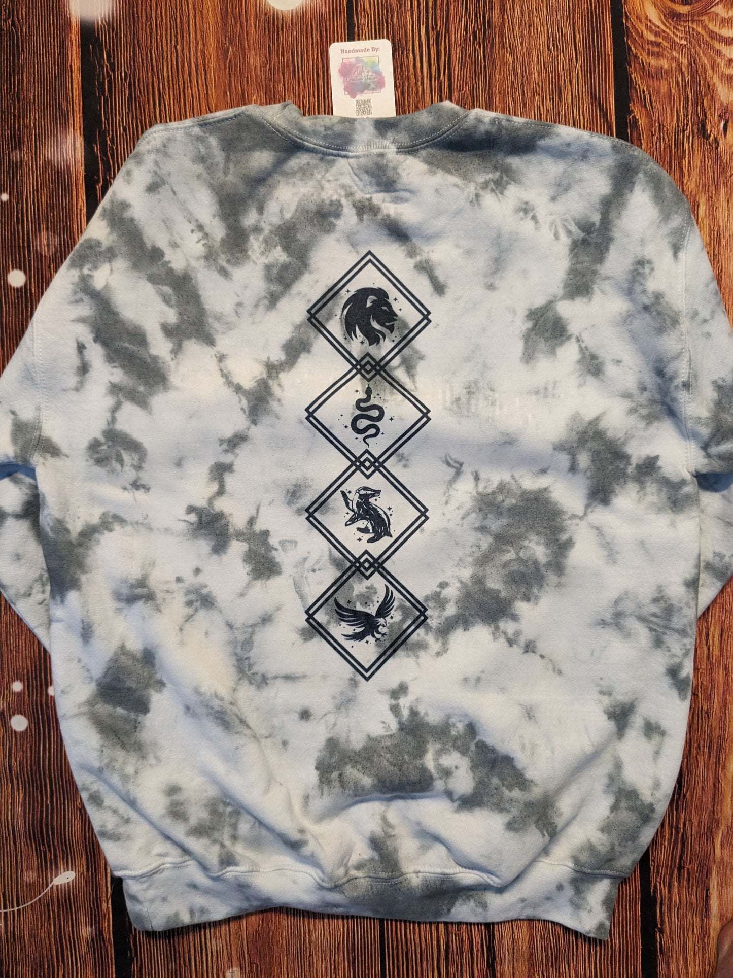 HP Inspired Tye Dye crewneck sweater