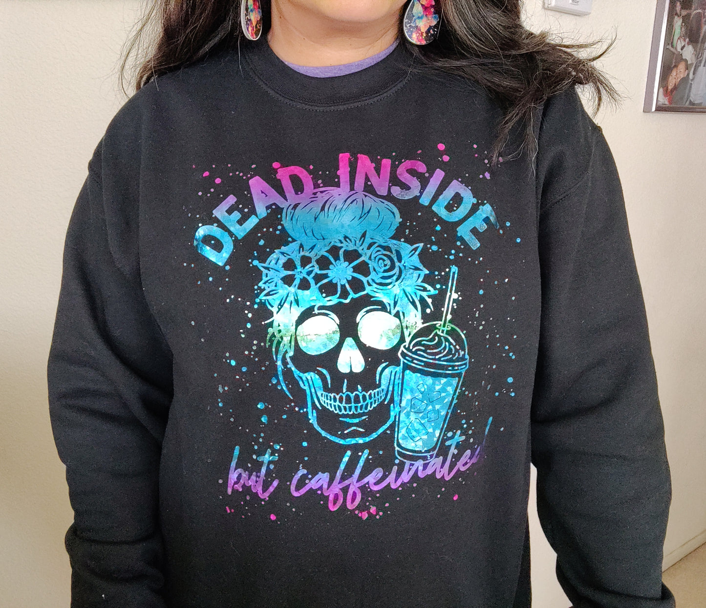 Dead Inside but Caffeinated Sweater