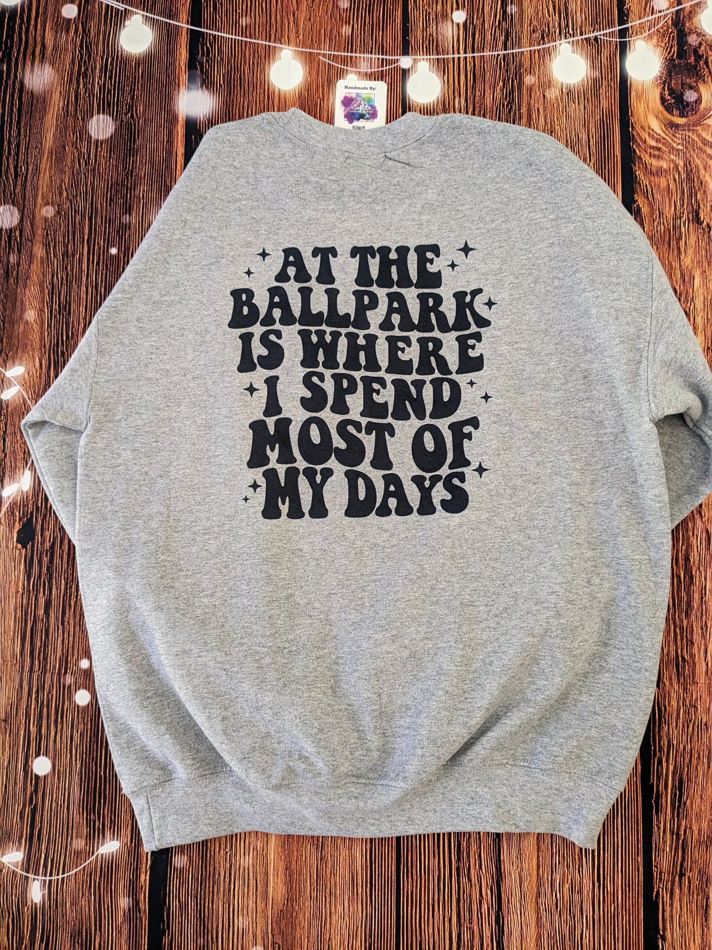 Ballpark Days Crewneck Sweatshirt