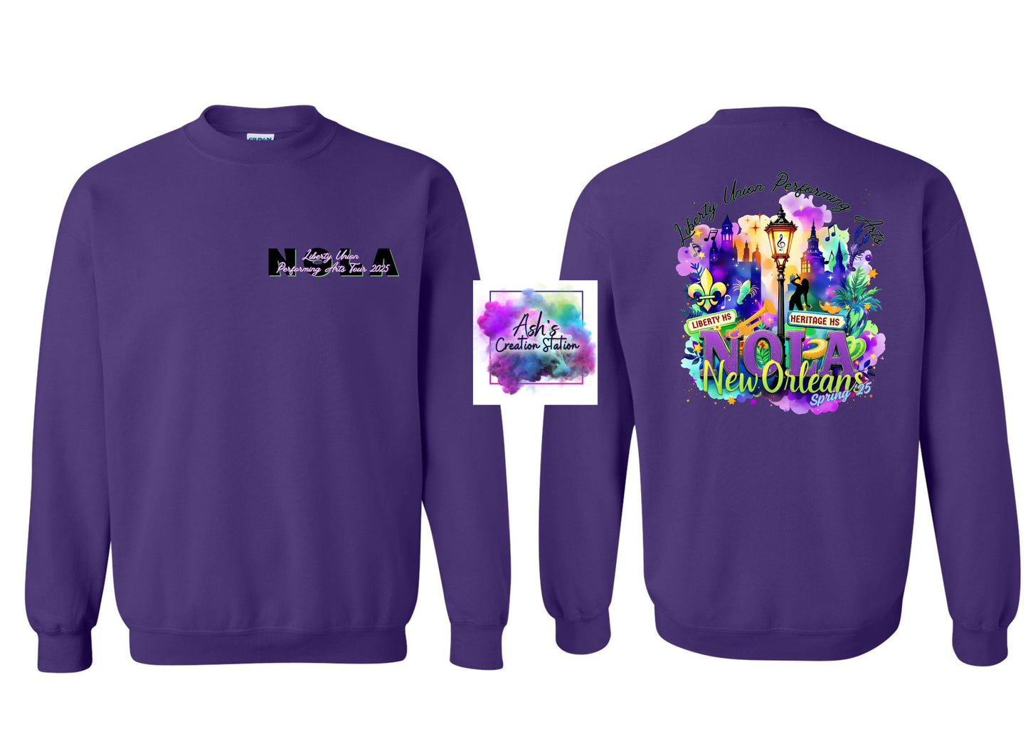 Liberty Union NOLA Tour 2025 Crewneck Sweatshirt