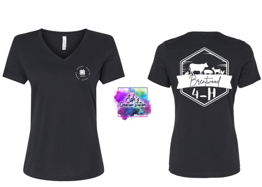 Brentwood 4-H VNECK Tshirt