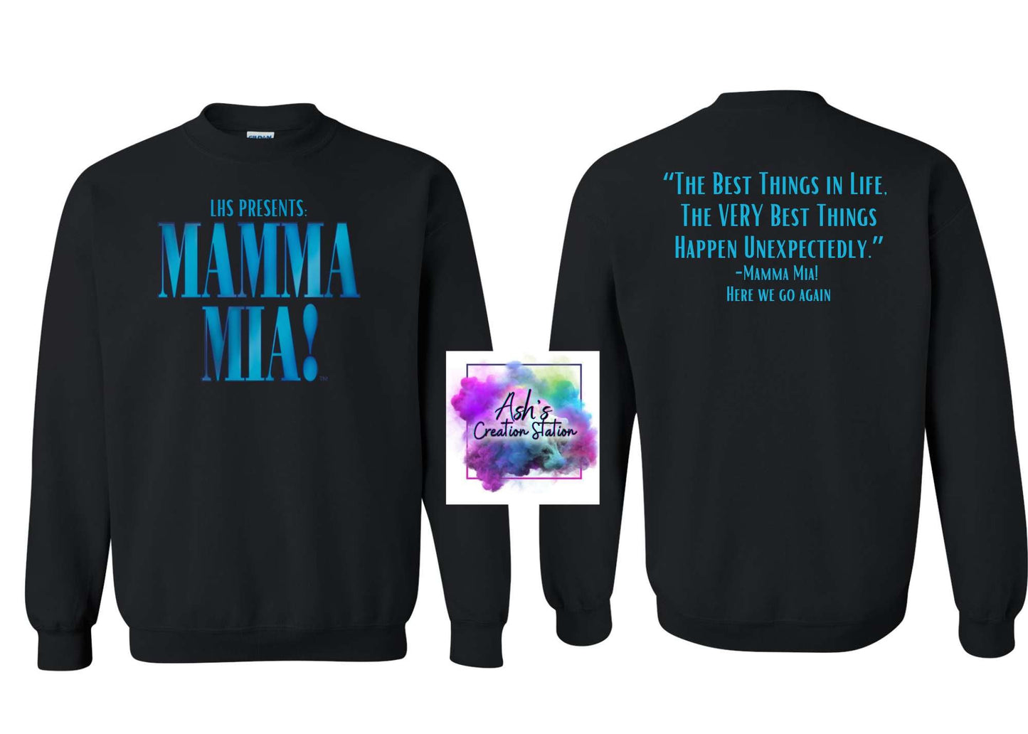 Liberty HS Playmakers: Mamma Mia! Show Crewneck Sweatshirt