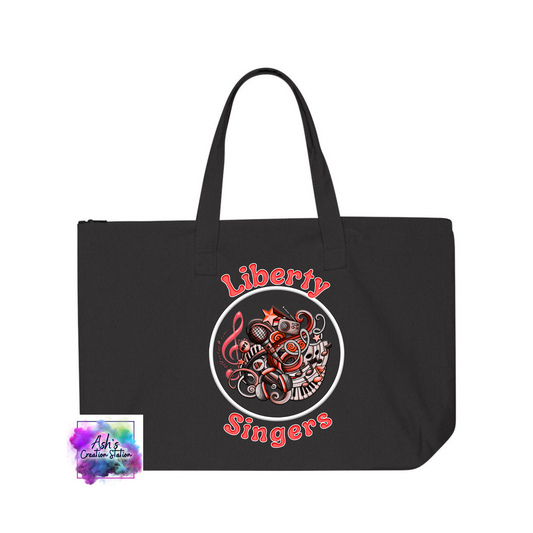 Liberty HS Choir tote bag