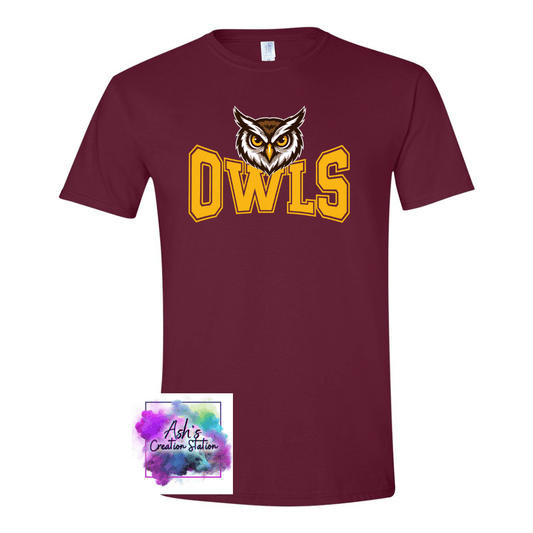 MCB - Maroon OWLS Tshirt