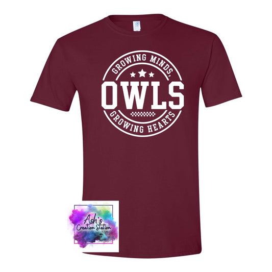 MCB - Maroon Growing Minds Tshirt