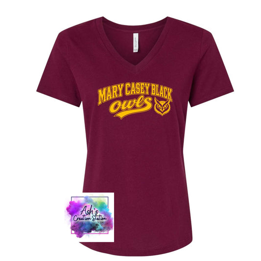 MCB - Maroon MCB V-Neck Tshirt
