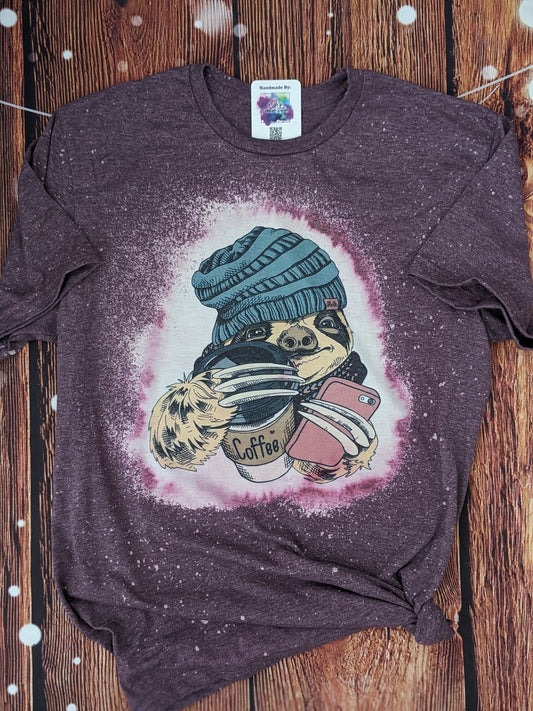 Fall Sloth Vibes Tshirt