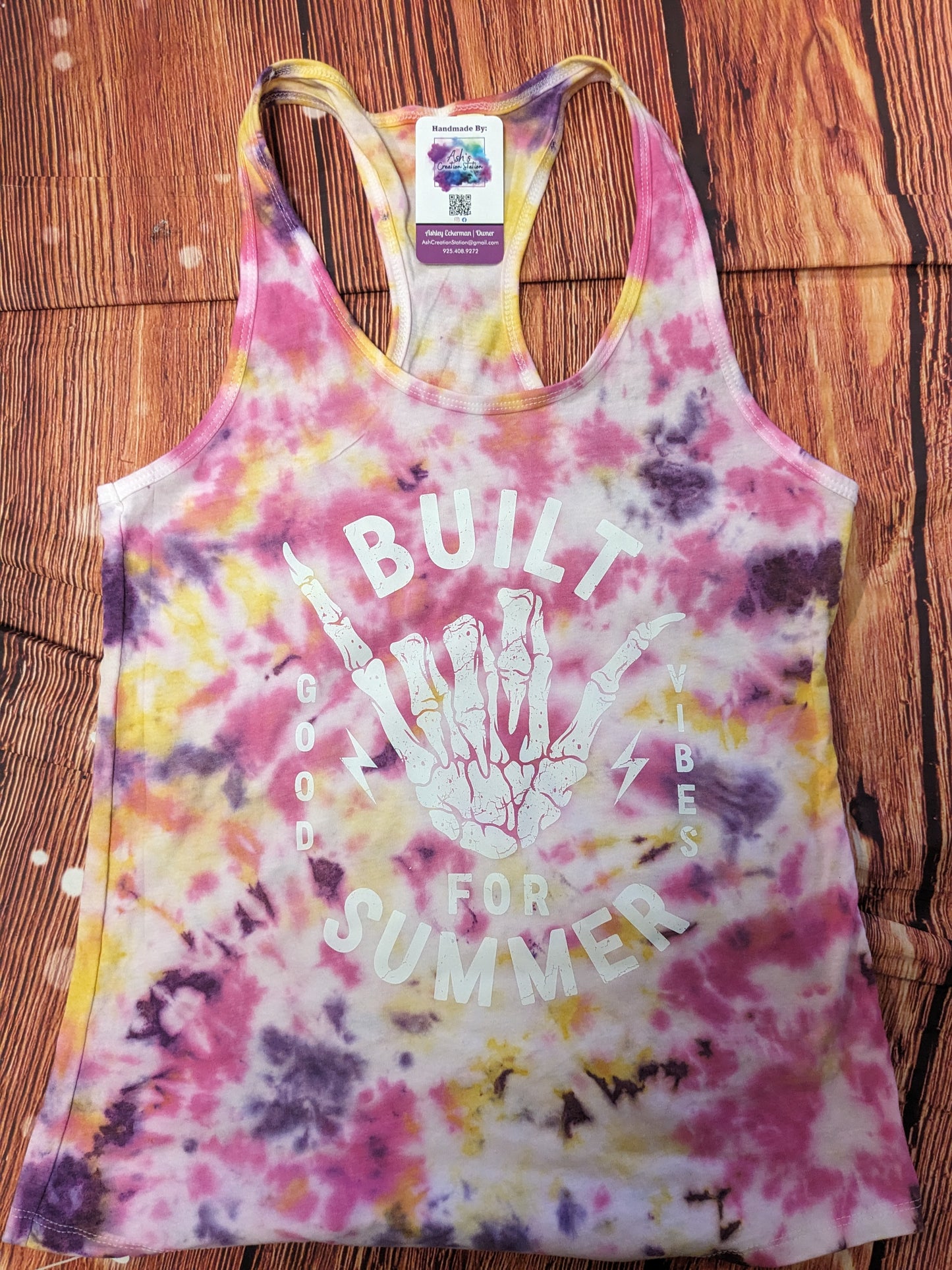 Built for Summer Tye Dye Tank