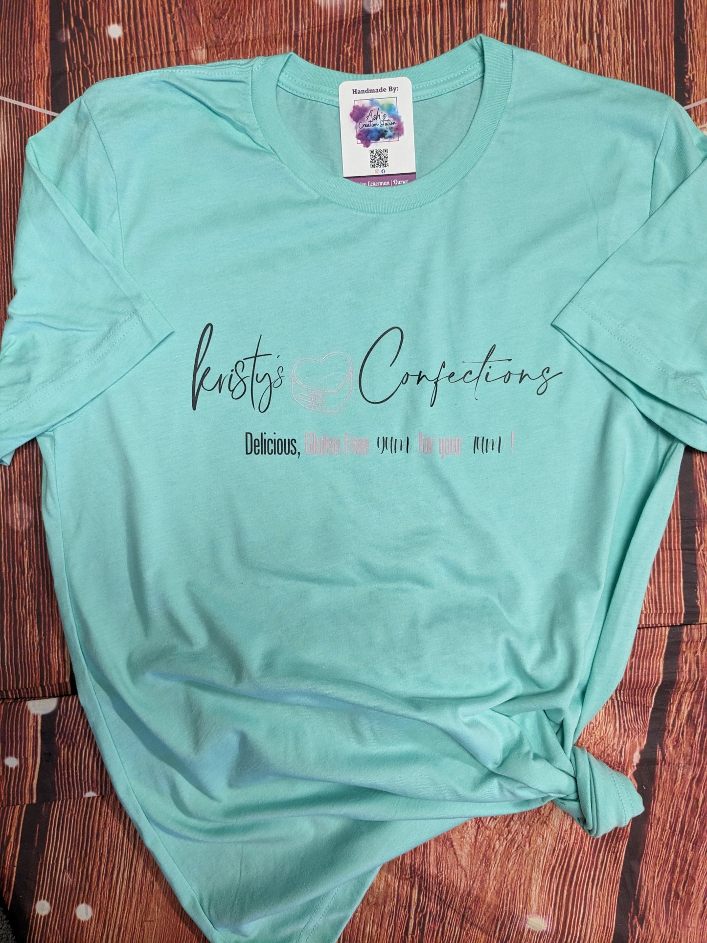 Kristy's Confections Merch - Mint Tshirt