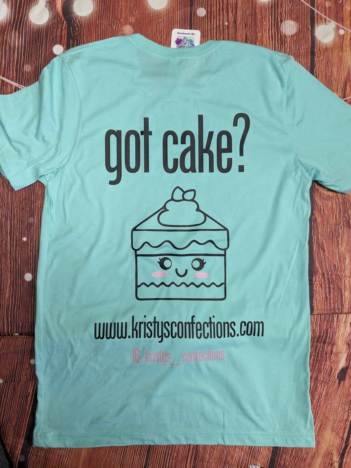 Kristy's Confections Merch - Mint Tshirt