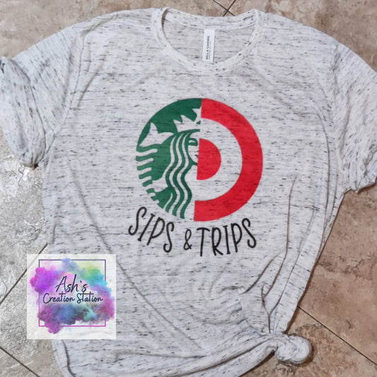 Sips & Trips Tshirt