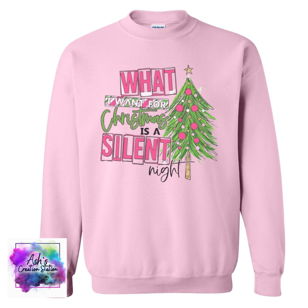 Silent Night Crewneck Sweater