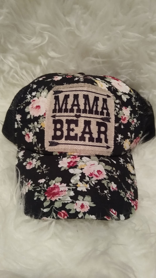 Distressed hats with custom made hat patches