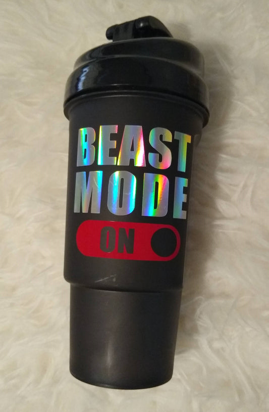 Beast Mode ON Shaker bottle