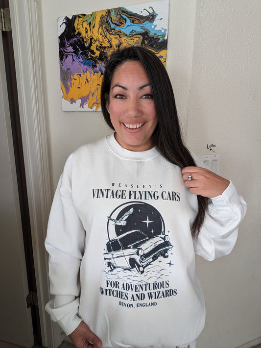 Flying car sweatshirt