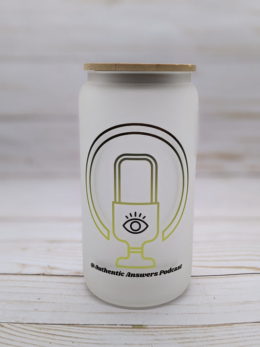 Make your own! FROSTED Beer Can Glass Cup