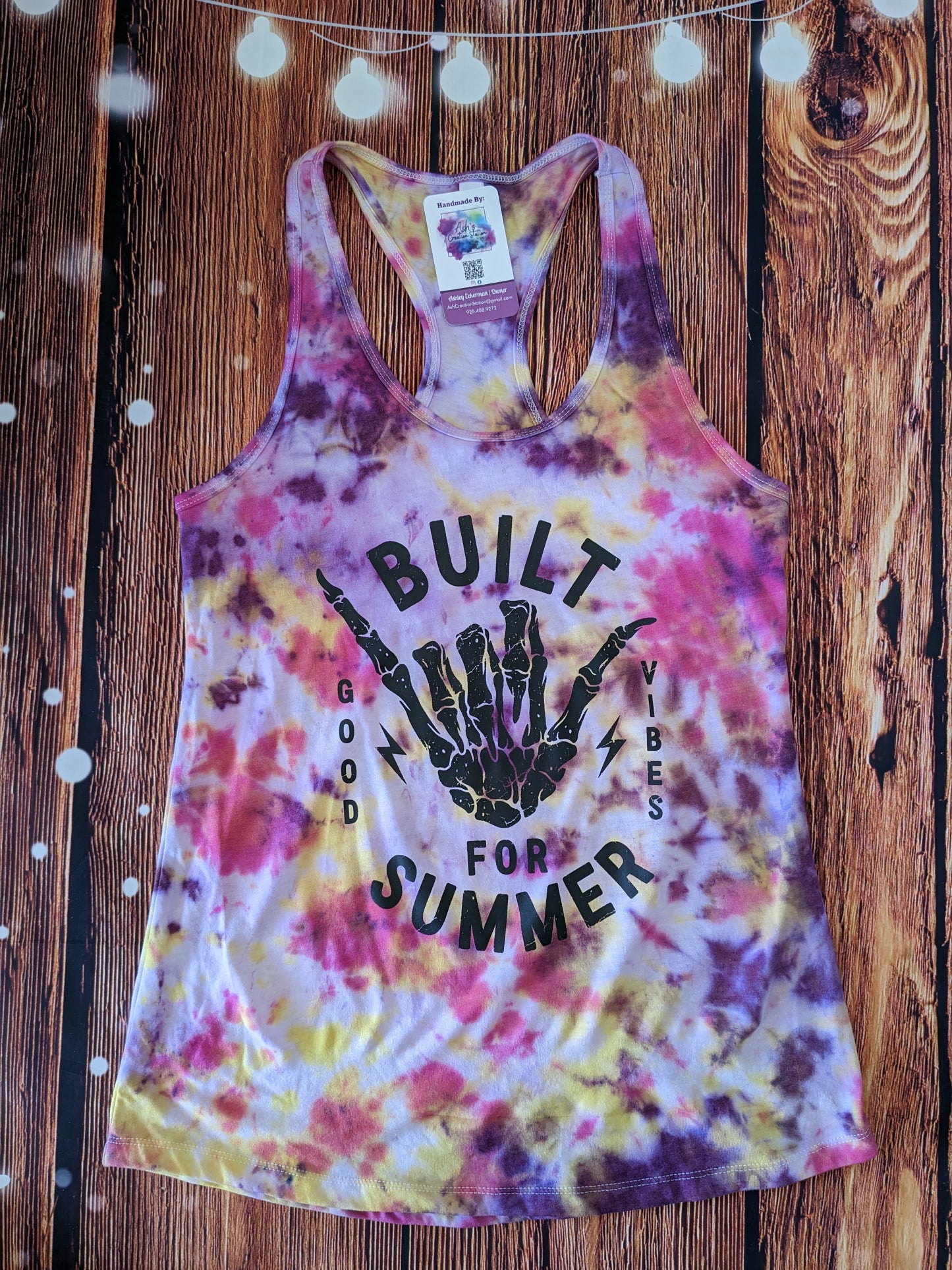 Built for Summer Tye Dye Tank